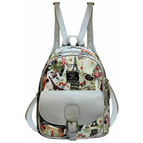 фото Рюкзак , фактура гладкая, серый luckset