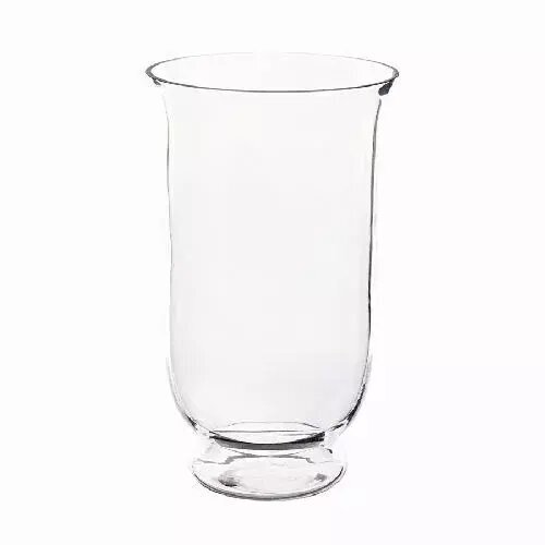 Ваза ЭВИС Афина стеклянная прозрачная 17x30 см - фото №2