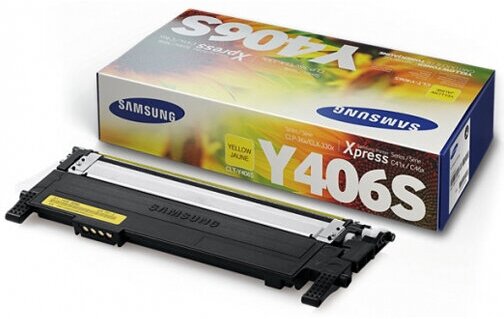 Лазерный картридж Samsung CLT-Y406S Yellow