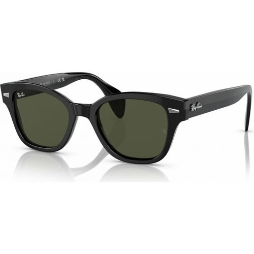 Солнцезащитные очки Ray-Ban, черный, зеленый очки ray ban rb 2193 901 31 leonard