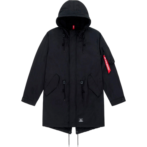 куртка alpha industries m 59 fishtail mod parka black l Парка ALPHA INDUSTRIES, размер XL, черный