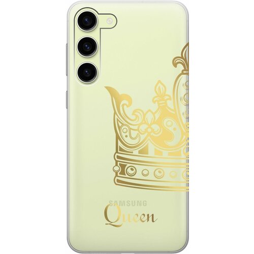 Силиконовый чехол с принтом True Queen для Samsung Galaxy S23+ / Самсунг С23 Плюс силиконовый чехол на samsung galaxy s23 самсунг с23 плюс с 3d принтом stormtrooper stickers прозрачный