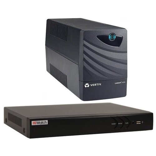 16-ти канальный IP-регистратор c 16-ю PoE интерфейсами видеовход 16 IP8мп аудиовход 1 канал RCA видеовыход 1 VGA и 1 HDMI до 4к аудиовыход 1 канал RCA видеосжатие H265 H265 H264 H264 c источником бесперебойного питания 600 VA 16 3055000₽