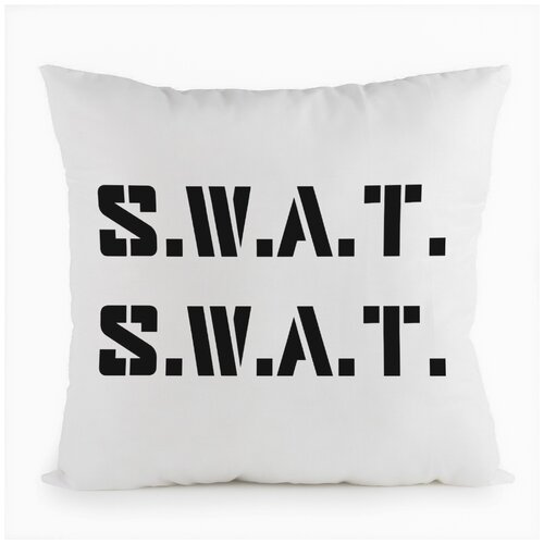 фото Подушка белая coolpodarok swat,белая