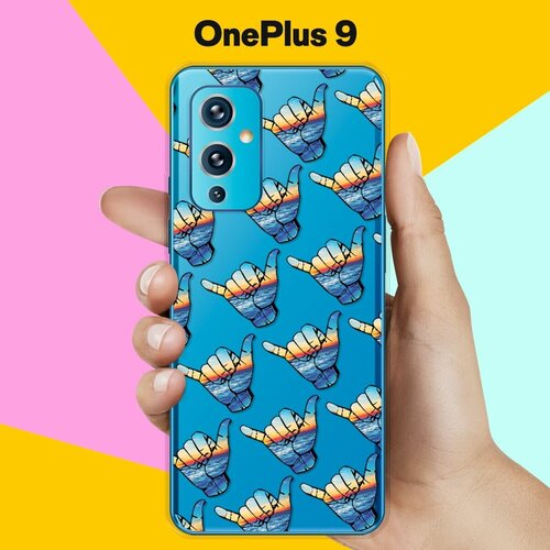 Силиконовый чехол на OnePlus 9 Пальцы / для ВанПлас 9