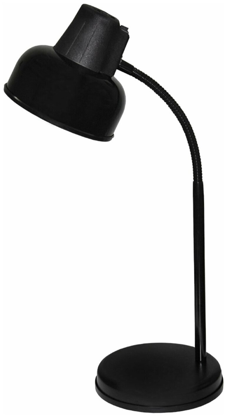 Светильник настольный Бета Ш, высокая гибкая стойка, 450 мм, черный, цоколь Е27