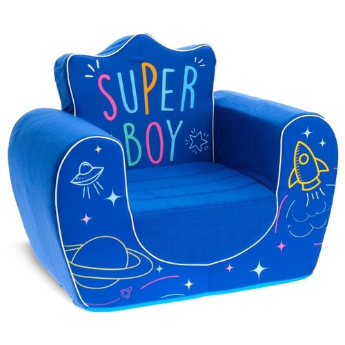 Мягкая игрушка-кресло ZABIAKA Super Boy мягкая игрушка кресло super boy цвет синий