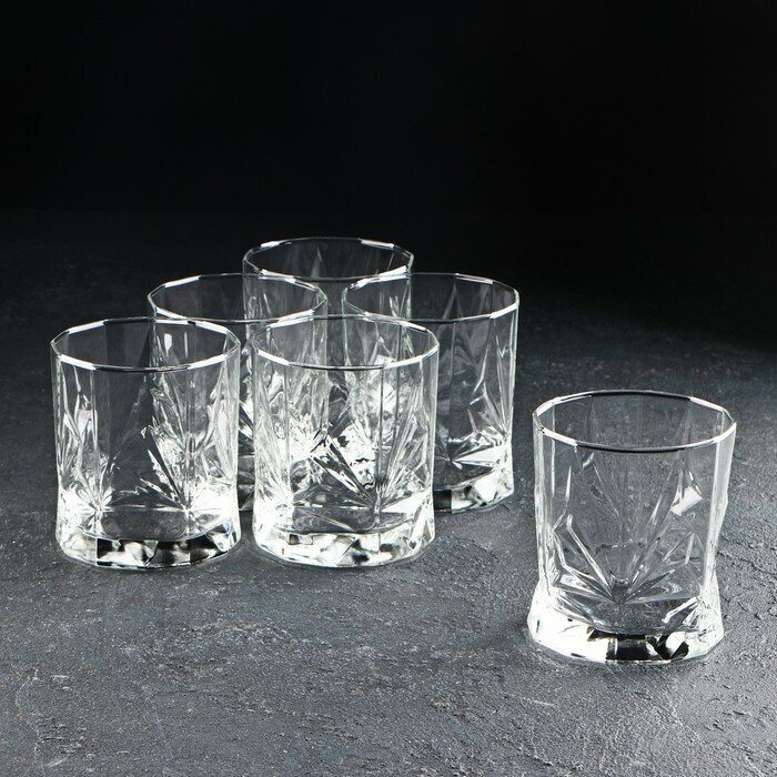 Luminarc Набор низких стеклянных стаканов «Рош», 340 мл, 6 шт