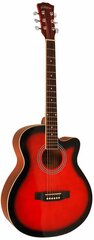 Акустическая гитара Elitaro E4020 RDS, матовая, красная,40 дюймов