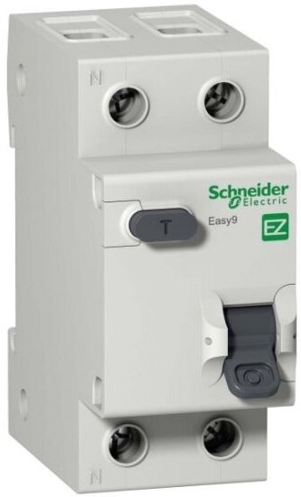 Дифференциальный автомат Systeme Electric (schneider Electric) SCHNEIDER ELECTRIC EASY 9 1P+N, 30мА, 20А, AC 2мод. EZ9D34620