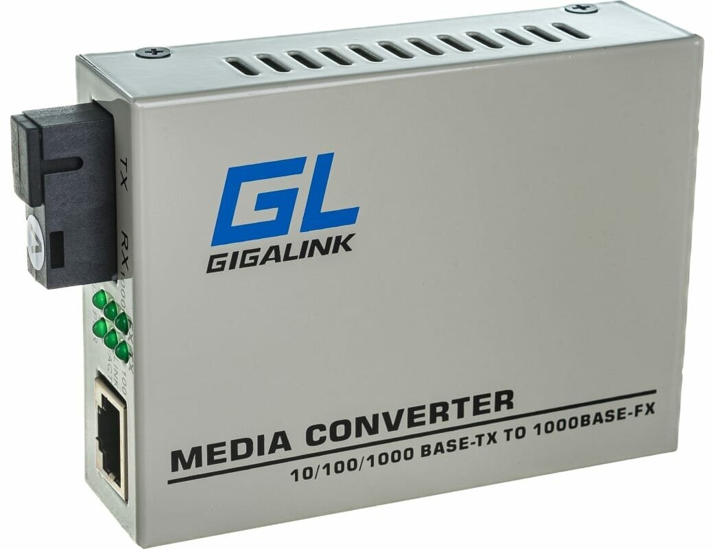 Медиаконвертер Gigalink GL-MC-UTPF-SC1G-18SM-1310-N