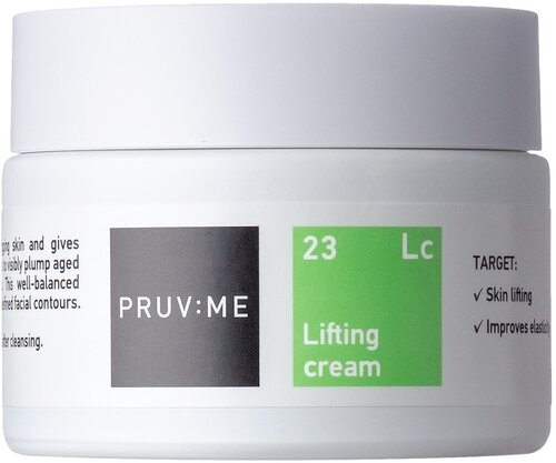 Крем-лифтинг для лица с комплексом пептидов PRUV: ME Lc 23 Lifting Cream