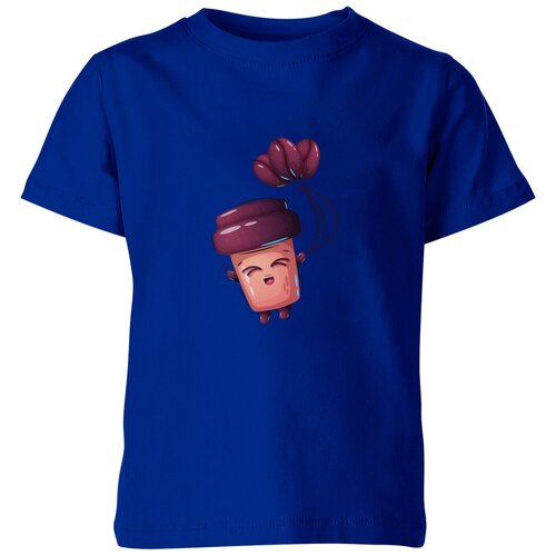 Футболка Us Basic, размер 12, синий мужская футболка радостный стаканчик кофе m красный
