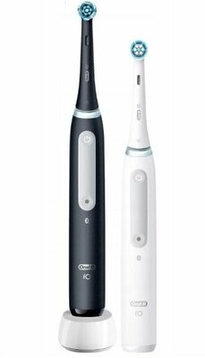 Электрическая зубная щетка Oral B iO Series 4 Duo Matt Black и Quite White,  набор из 2 штук — купить в интернет-магазине по низкой цене на Яндекс  Маркете