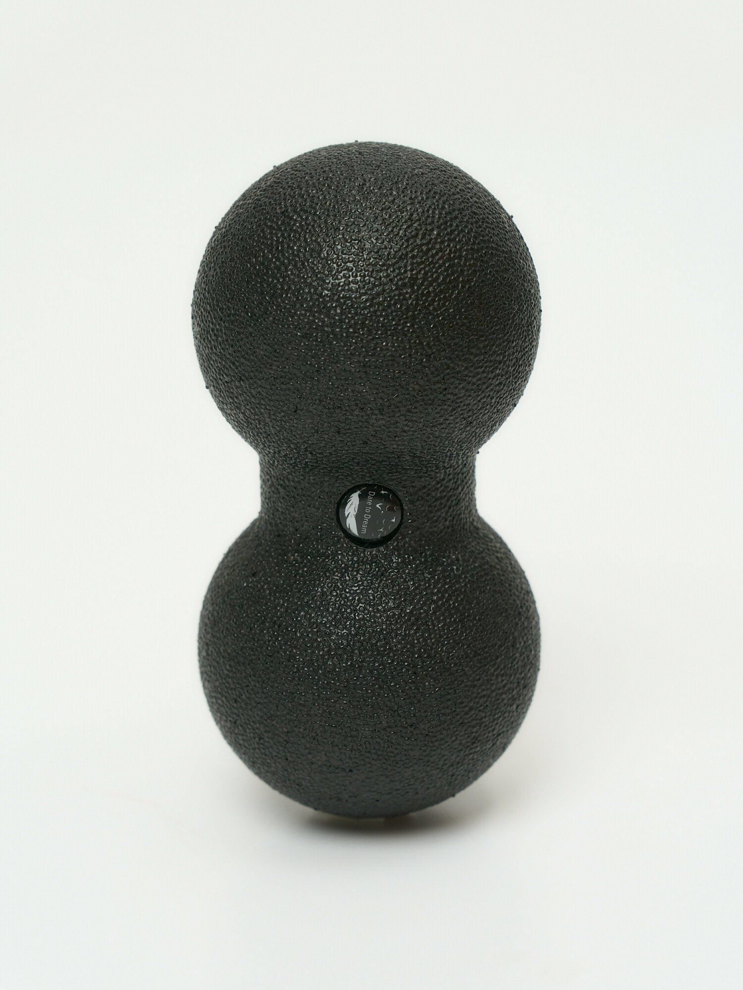 Мячик массажный двойной ЕРР для йоги, пилатеса и МФР, черный. Мяч для МФР, ролик массажный, валик для спины - фотография № 8