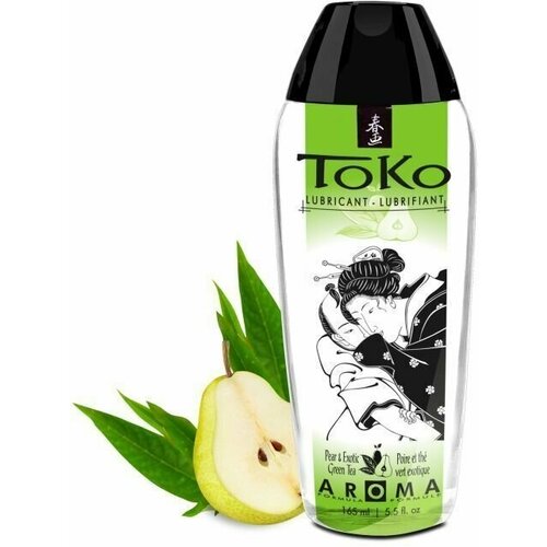 Интимный гель TOKO Pear & Exotic Green Tea с ароматом груши и зеленого чая - 165 мл