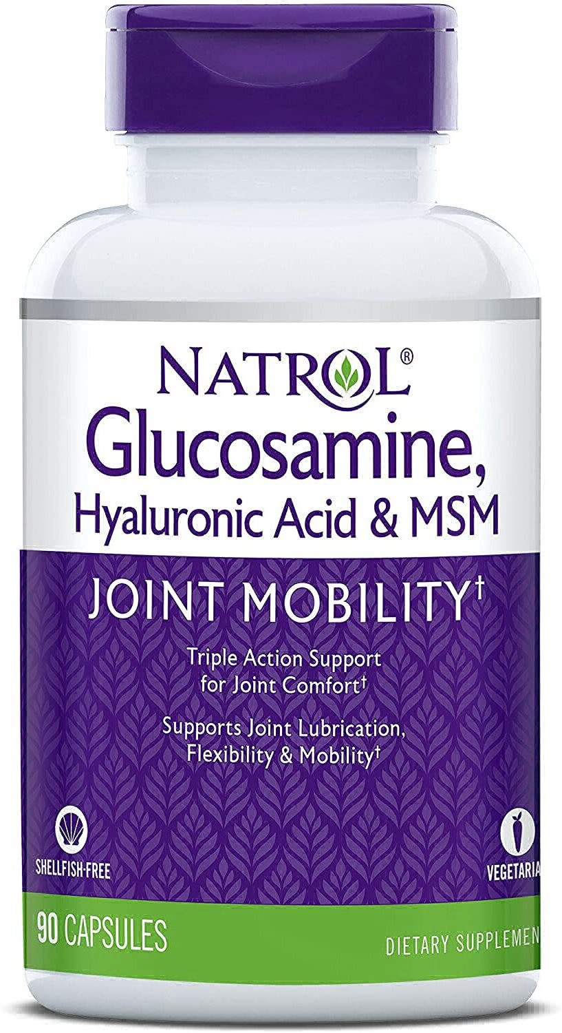 Глюкозамин хондроитин Natrol Hyaluronic Acid MSM Glucosamine 90 капсул, Нейтральный