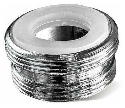 фото Муфта-переходника металлическая 22*24 на кран для шланга