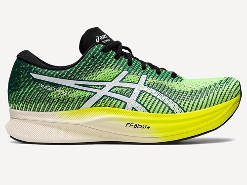 Кроссовки ASICS, размер RU 45 UK 11 US 12, зеленый