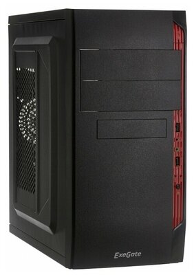 Корпус для компьютера Exegate QA-410 350W EX272732RUS, black