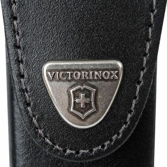 Чехол из нат.кожи Victorinox Leather Belt Pouch (4.0523.3) черный с застежкой на липучке без упаковк - фото №10