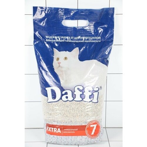 Наполнитель минеральный, 7л, DAFFI EXTRA (4 шт.)