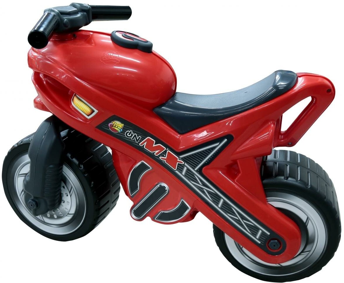 Игрушка-каталка полесье мотоцикл МХ 70,5х30,5х49,3 см.(красный)