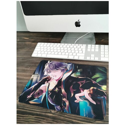 Игровая поверхность / Игровой коврик для мыши / Компьютерный коврик для мышки / Аниме коврик / Аниме Геншин Импакт Аль-Хайтам