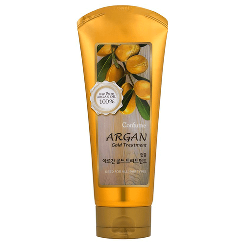 Welcos Маска для волос с маслом арганы и золотом Confume Argan Gold Treatment 200 ml.