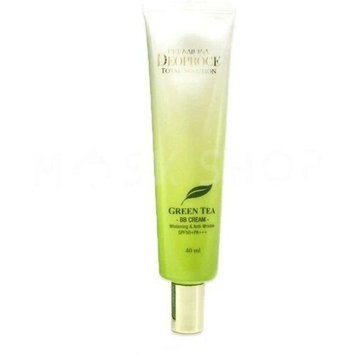 крем бб с экстрактом зеленого чая [deoproce] premium greentea total solution bb cream spf50 pa Солнцезащитный BB крем с экстрактом зелёного чая DEOPROCE PREMIUM GREENTEA TOTAL SOLUTION BB CREAM SPF50+PA+++ 40мл