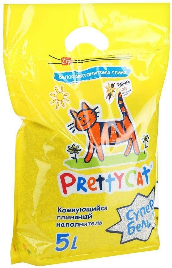 Наполнитель комкующийся PrettyCat Супер белый с ароматом ванили, 10кг - фото №16