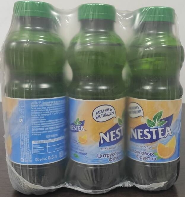 Чай Nestea зеленый Цитрусовые фрукты 0.5 л. ПЭТ упаковка 6 штук - фотография № 6