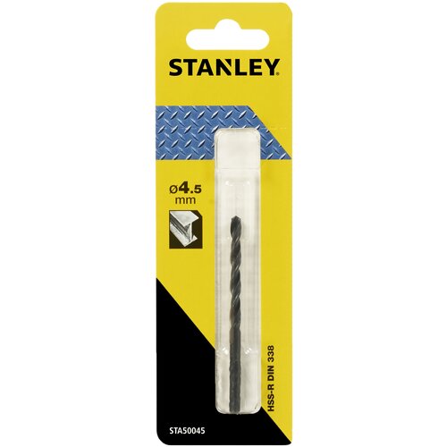 Сверло по металлу ø4,5мм HSS-R Stanley 50045-QZ