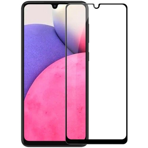 Плёнка защитная керамическая для Samsung Galaxy A33 5G A336 полноэкранная чёрная матовая