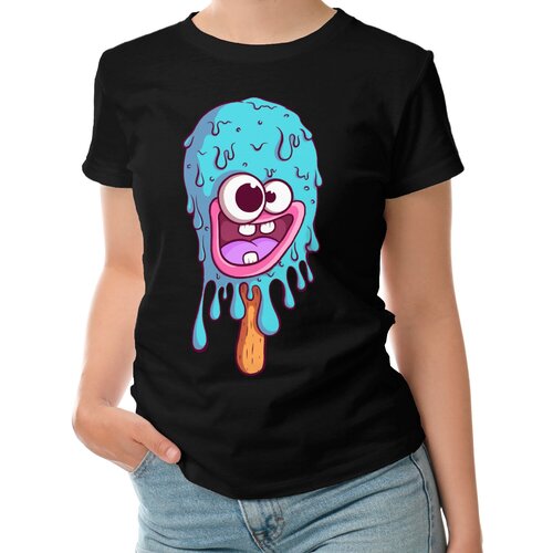 фото Футболка roly, размер s, черный