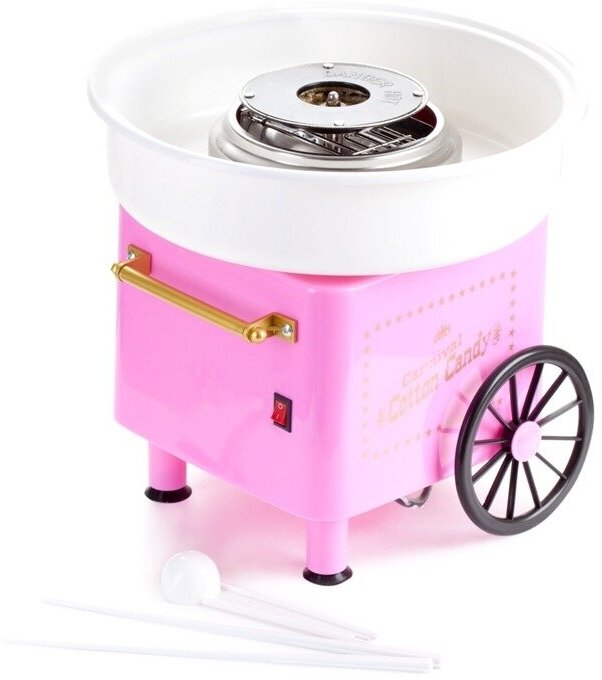 Аппарат для сахарной ваты Cotton Candy Maker Carnival розовый