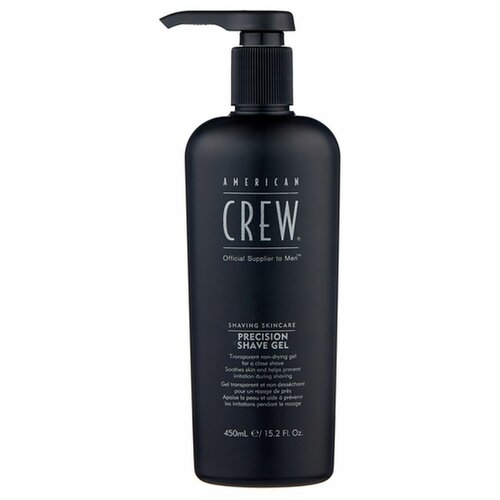 American Crew Precision Shave Gel CREW SHAVING SKINCARE Гель для бритья 450 мл american crew увлажняющий крем для бритья moisturizing shave cream 150 мл american crew shave