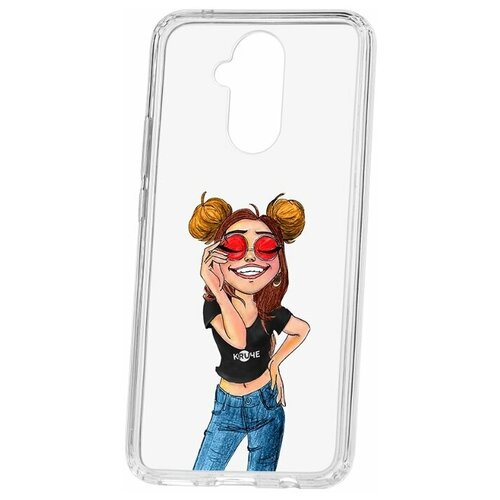 фото Чехол на huawei mate 20 lite kruche print smiling кruче