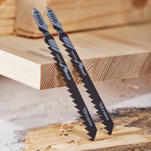 Пилка для электролобзика по дереву KRANZ с улучшенной заточкой зубьев T111D 100 мм 199₽