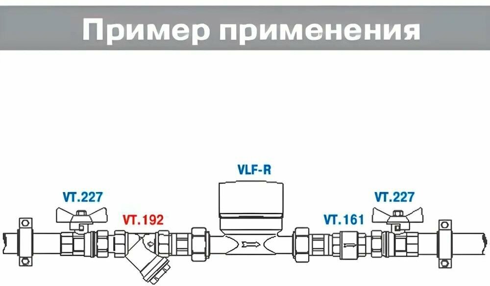 Фильтр косой сетчатый 3/4" ВР VALTEC, 20 бар + инвертор потока VT.116.N.05 - фотография № 12