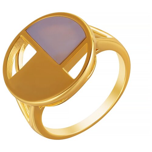 фото Element47 кольцо из серебра 925 пробы с перламутром sr1944-ko-sh-yg, размер 18