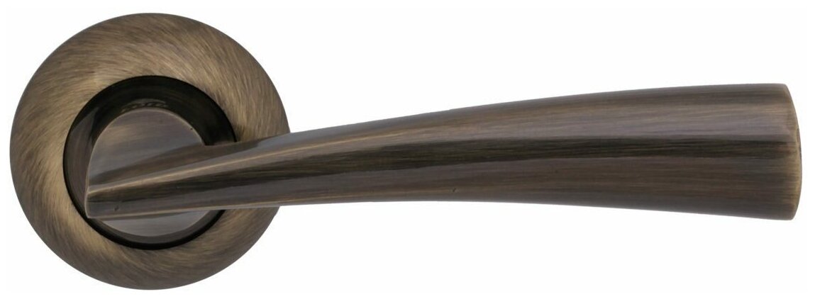 Ручки дверные межкомнатные на розетке Loid 500 SN комплект матовый хром