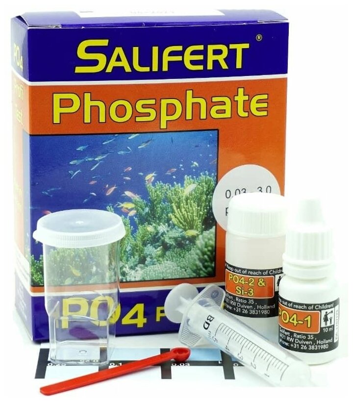 Тест на фосфаты Salifert Phosphate (PO4) Profi-Test - фотография № 5