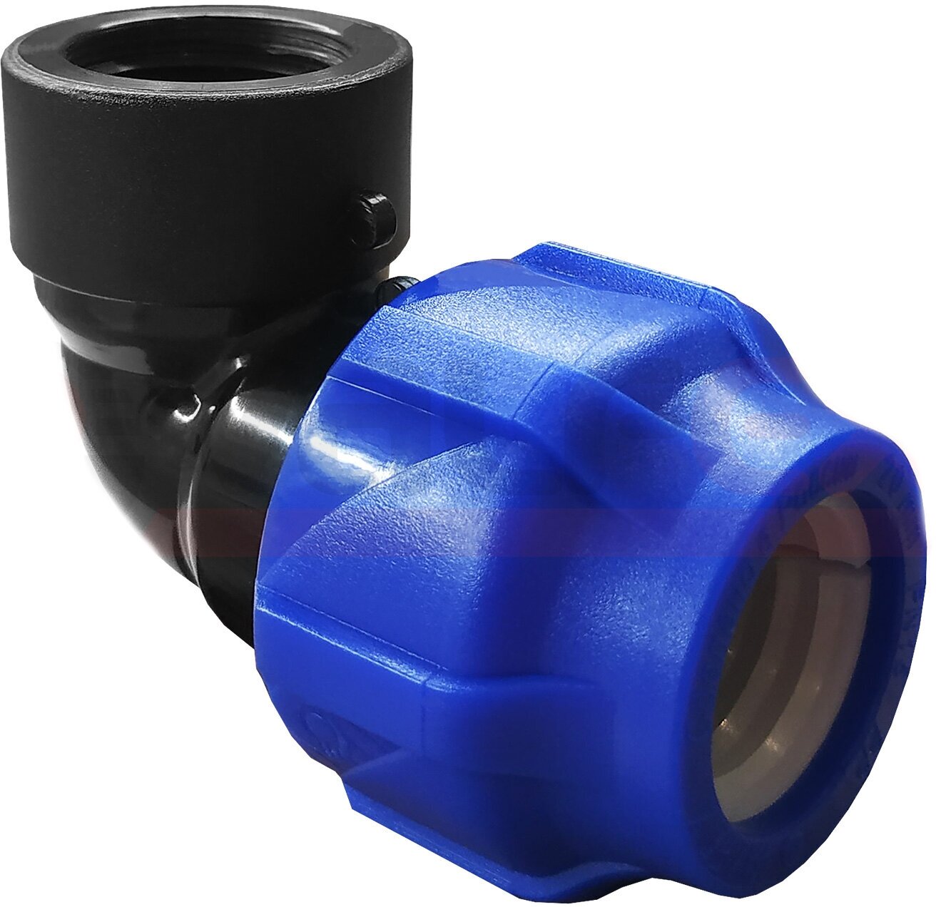 фото Отвод ПНД компрессионный с внутренней резьбой 32х1 1/4" (50/10) VALFEX