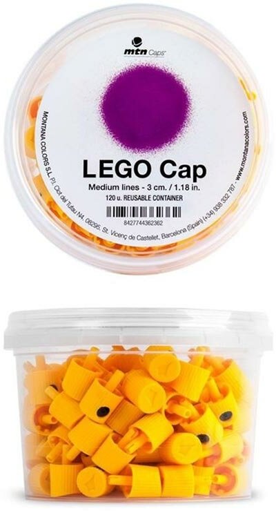 Кэпы для аэрозольного баллона Lego Fat Cap, набор 5 шт - фотография № 4