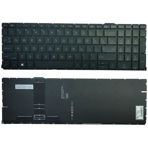 Клавиатура для HP Probook 450 G8 455 G8, p/n: 2B-ABU07O100 M21741-251, цвет черный, 1 шт