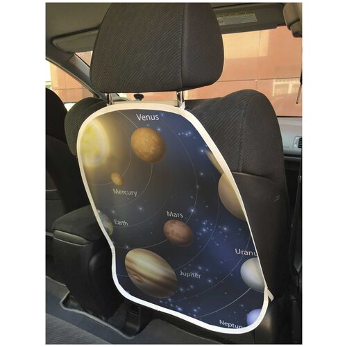 фото Защитная накидка "планеты солнечной системы" на спинку автомобильного сидения joyarty