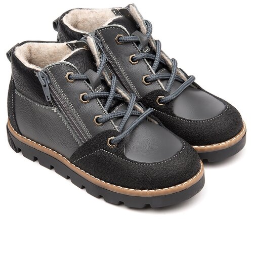 фото Ботинки tapiboo, размер 26, серый, черный