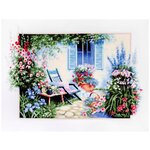 Luca-S Набор для вышивания Цветочный сад 42 x 28 см (B2342) - изображение