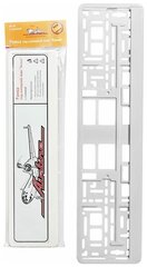 Рамка номера Airline белая AFC-04